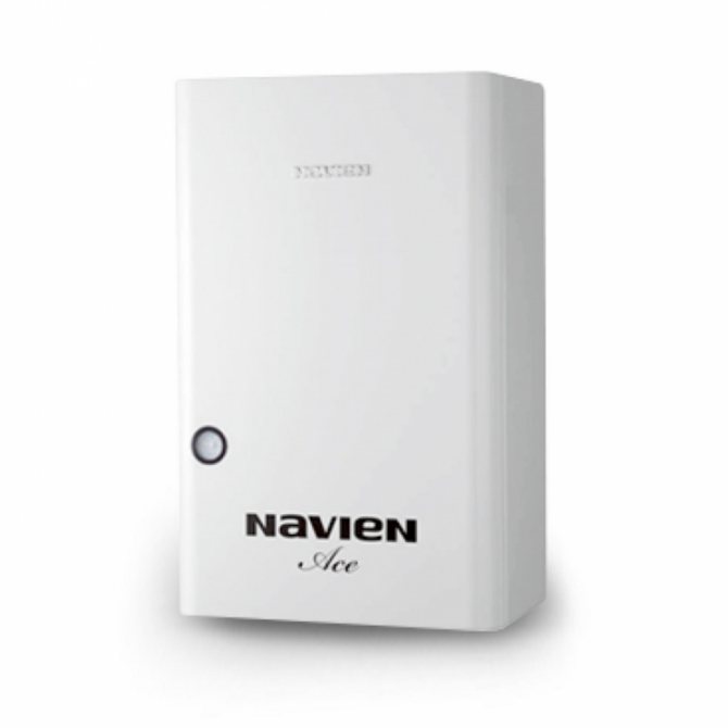 Стенна гама котли Navien Ace