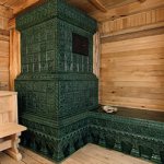Печка за сауна с плочки