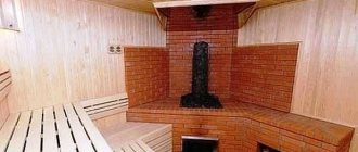 тухлена печка за сауна