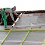 Полагане на бариера срещу пара